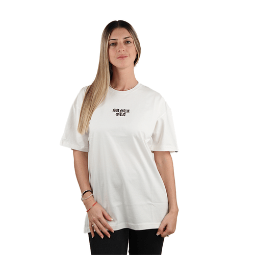 REMERA SANTA OLA BORDADA M/C DAMA