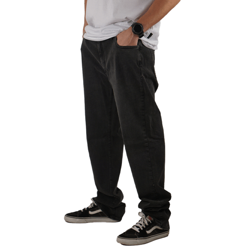 JEAN VOLCOM SLIM VORTA TAP BLK WASH HOMBRE