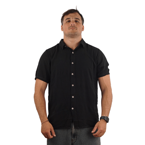 CAMISA VOLCOM VOL SH MC BLACK HOMBRE