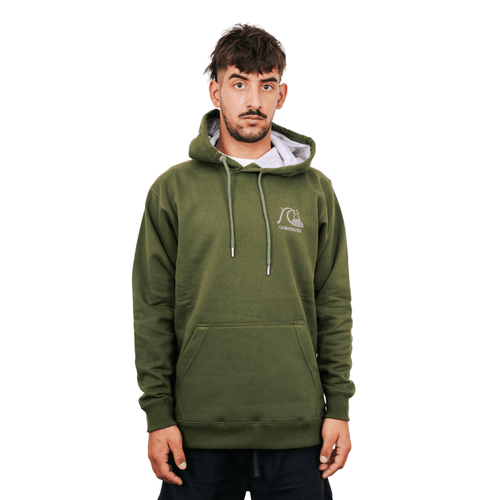 BUZO QUICKSILVER GRAPHIC HTR VERDE HOMBRE