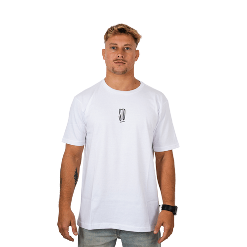 REMERA SANTA OLA SIGNATURA BLANCO HOMBRE