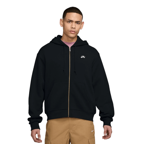 BUZO NIKE SB FLC FZ HD ESSNTL NEGRO HOMBRE