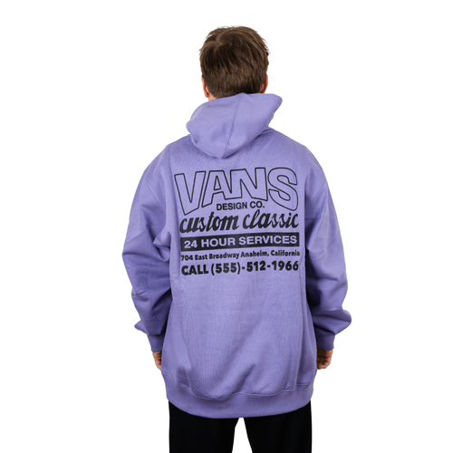 BUZO VANS SHOP FRONT PULLOVER VIOLETA HOMBRE
