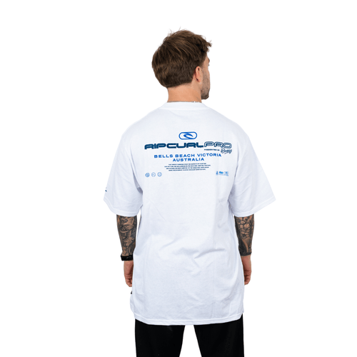 REMERA RIP CURL BELLS BLANCO HOMBRE