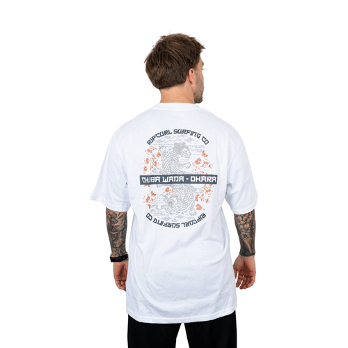 REMERA RIP CURL RLX DESTINATION BLANCO HOMBRE