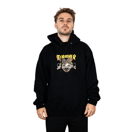 BUZO TRASHER EAGLEGRAM NEGRO HOMBRE