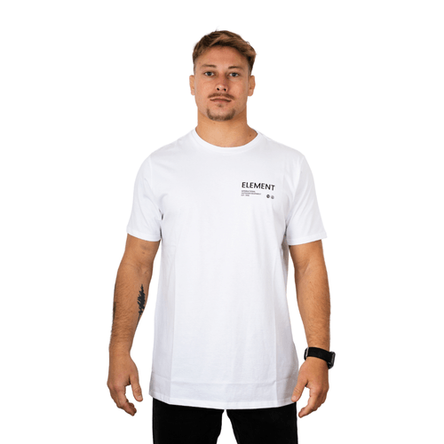 REMERA ELEMENT HORNED TEE BLANCO HOMBRE