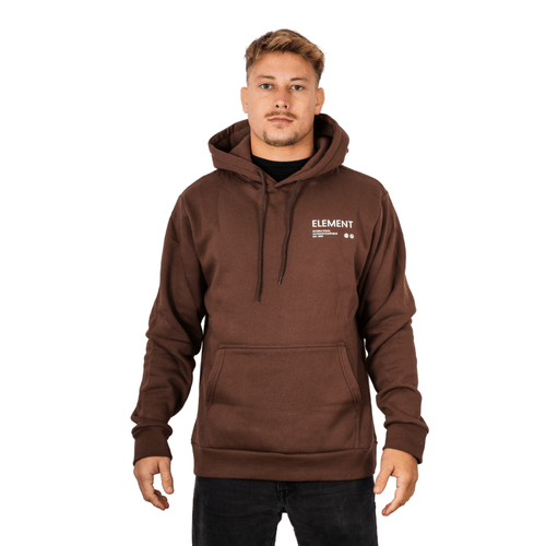 BUZO ELEMENT HORNED HOOD MARRON HOMBRE
