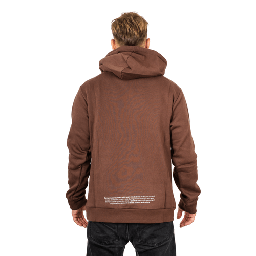 BUZO ELEMENT HORNED HOOD MARRON HOMBRE