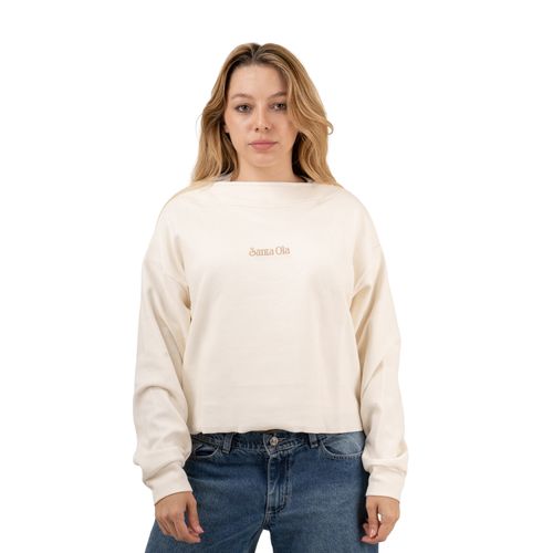 BUZO SANTA OLA BOSSA BORDADO CRU MUJER