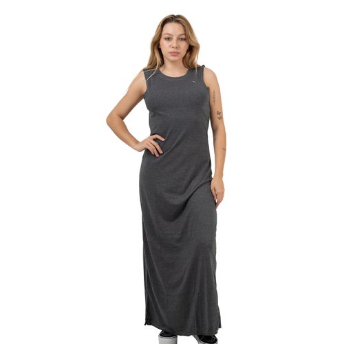 VESTIDO SANTA OLA LARGO JERSEY FLAME GRI MUJER