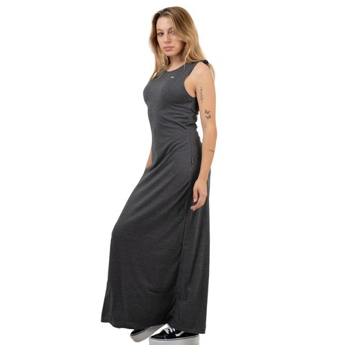 VESTIDO SANTA OLA LARGO JERSEY FLAME GRI MUJER