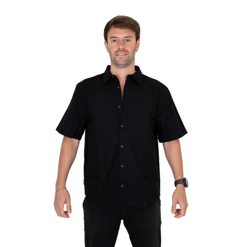CAMISA RUSTY OVERTONE 3 SHIRT NEG HOMBRE
