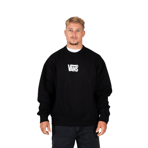 BUZO VANS STRETCH LOGO CREW BOSSA NEG HOMBRE
