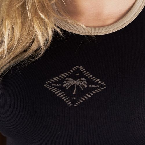 Remera Billabong Dusty Baby Tee Neg. Mujer
