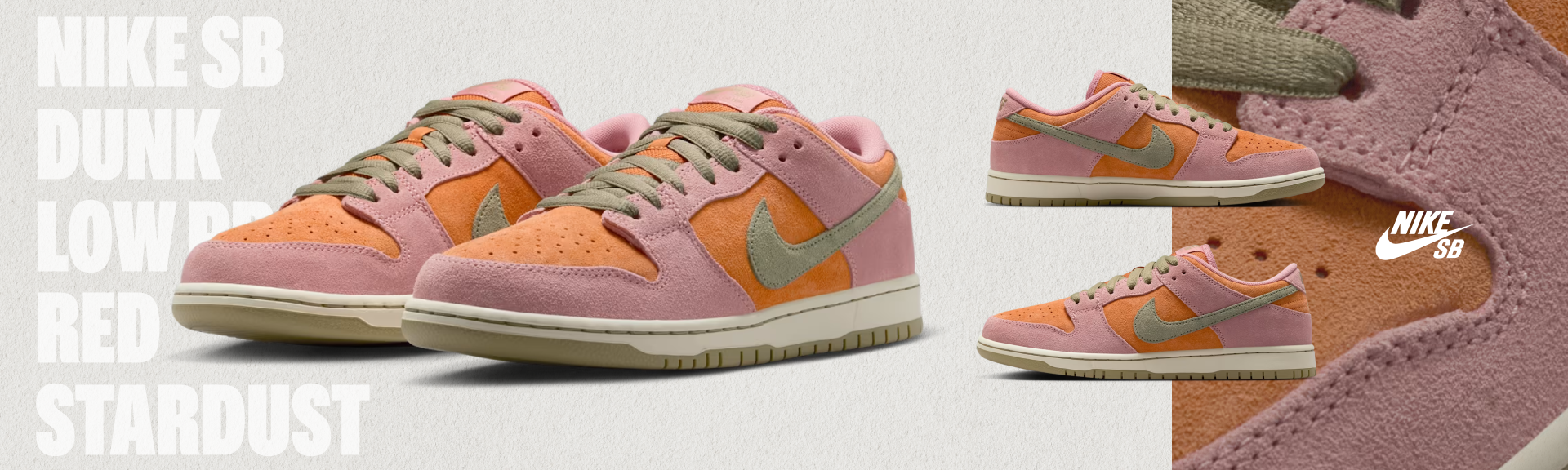 ZAPATILLAS NIKE SB DUNK LOW RED STARDUST
